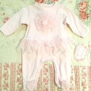 Biscotti Baby Girls Long-Sleeve Footie